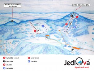 Ski areál Jedlová foto